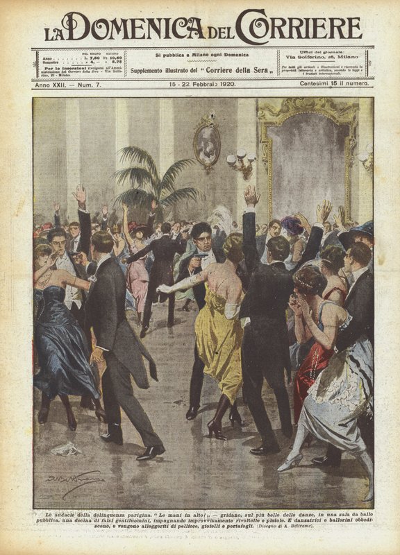 The Daring of Parisian Delinquency by Achille Beltrame