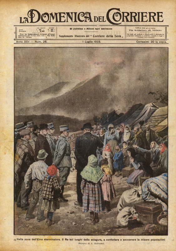 In the Area of the Exterminating Etna by Achille Beltrame