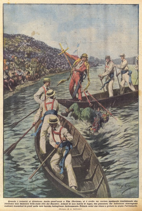 When the Germans Have Fun by Achille Beltrame