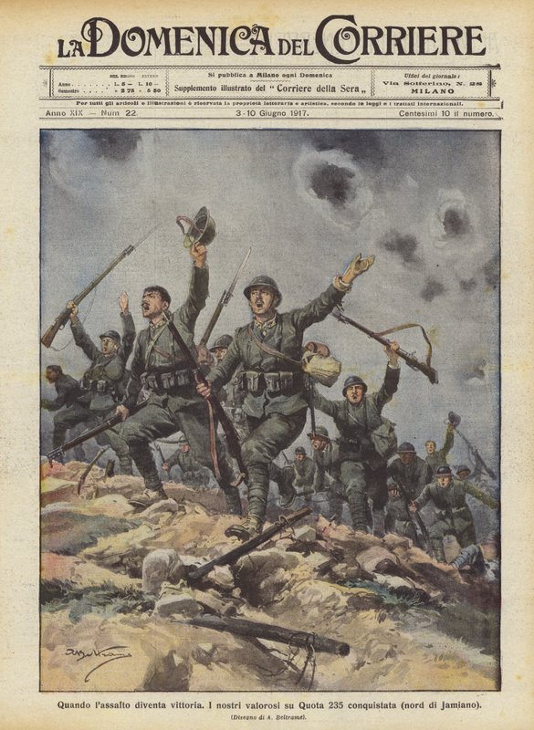When the Assault Becomes Victory by Achille Beltrame