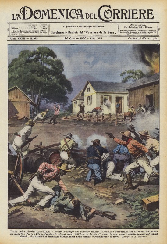 Scenes from the Brazilian Revolt by Achille Beltrame
