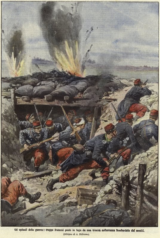 The events of the war by Achille Beltrame