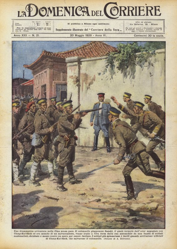 A Dramatic Adventure in Unrestful China by Achille Beltrame