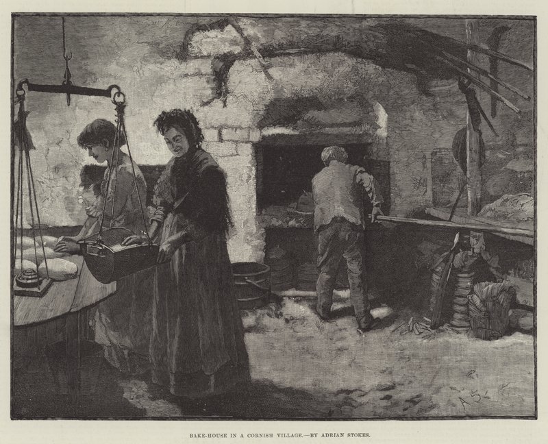 Bake-House in a Cornish Village by Adrian Scott Stokes