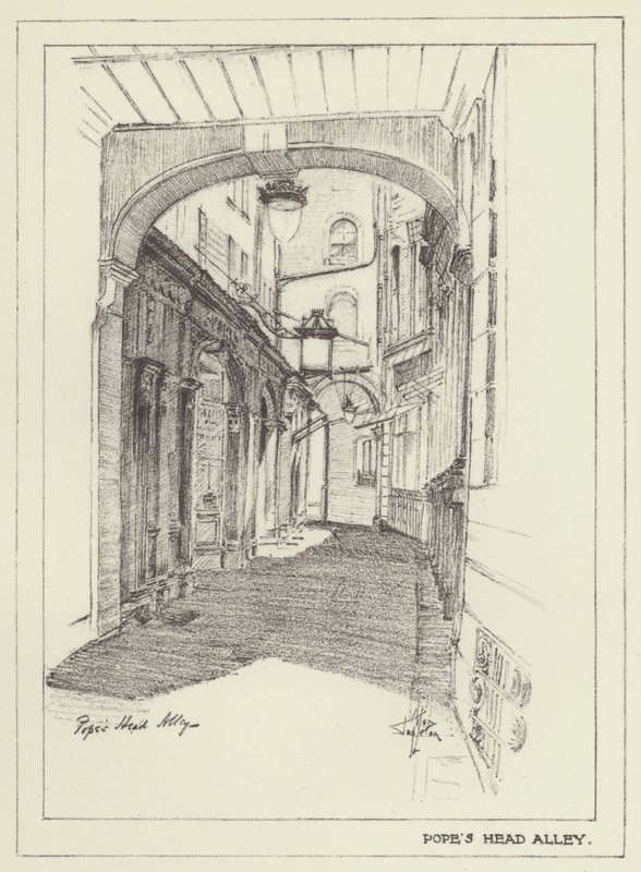Popes Head Alley by Alan Stapleton