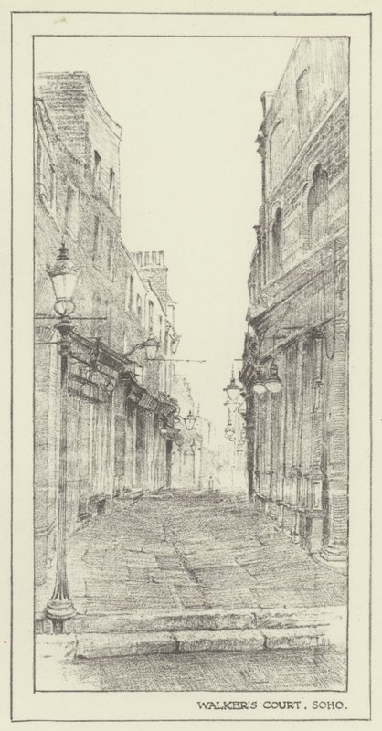 Walkers Court, Soho by Alan Stapleton