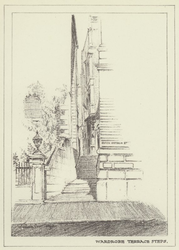 Wardrobe Terrace Steps by Alan Stapleton
