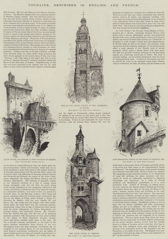 Touraine, Described in English and French by Albert Robida