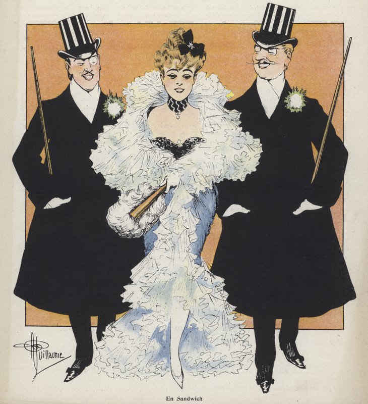 A Sandwich by Albert Guillaume