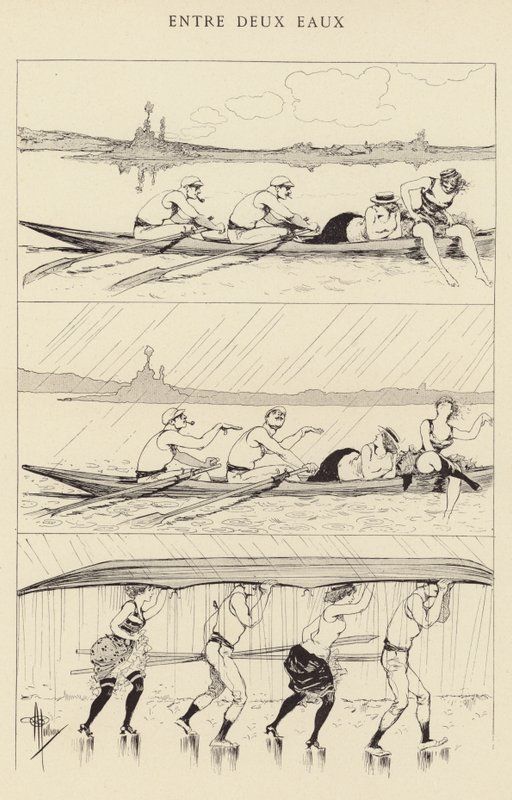 Between Two Waters by Albert Guillaume
