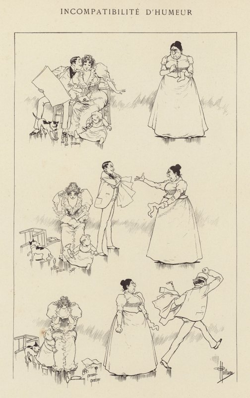 Incompatibility of Temper by Albert Guillaume