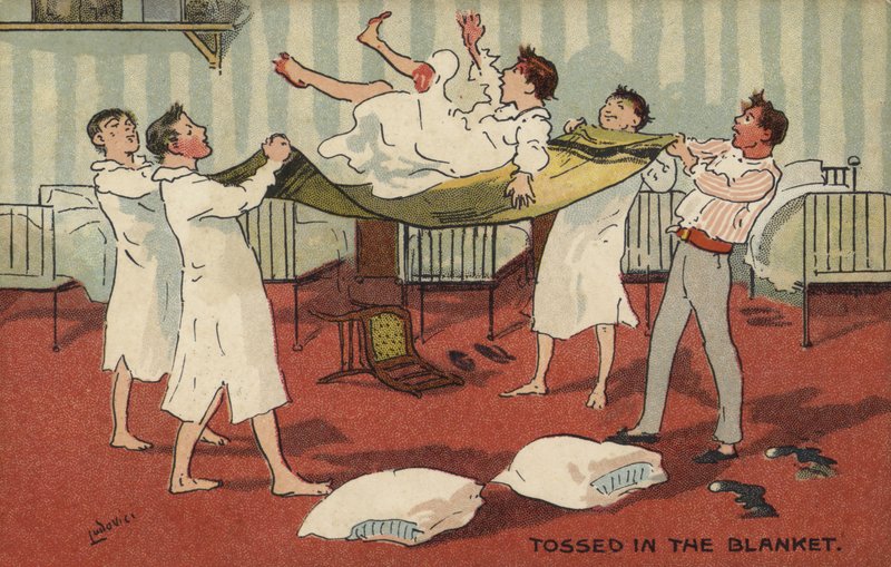 Tossed in a Blanket by Albert Jnr. Ludovici