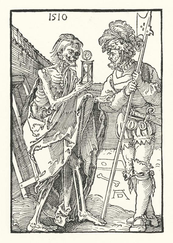 Death and the Soldier by Albrecht Dürer