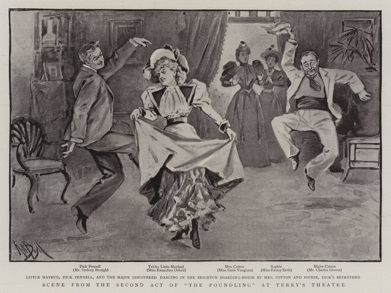Scene from the Second Act of The Foundling at Terry