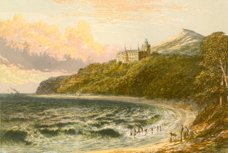 Dunrobin Castle by Alexander Francis Lydon