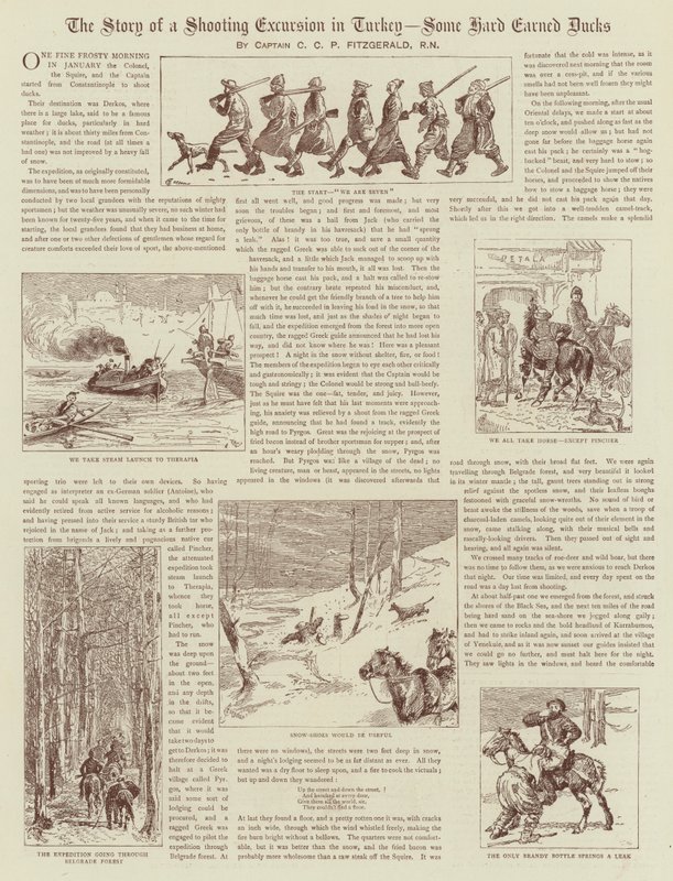 The Story of a Shooting Excursion in Turkey by Alfred Chantrey Corbould