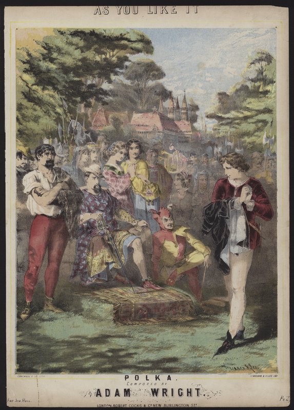 As You Like It, Polka, Adam Wright by Alfred Concanen