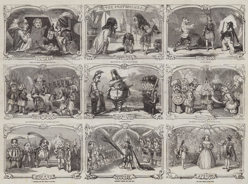Pantomimes in London by Alfred Crowquill