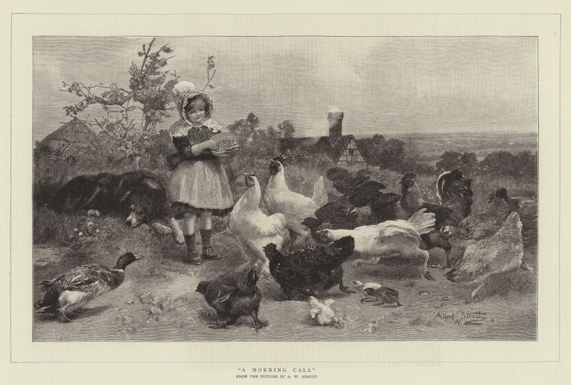 A Morning Call by William Strutt
