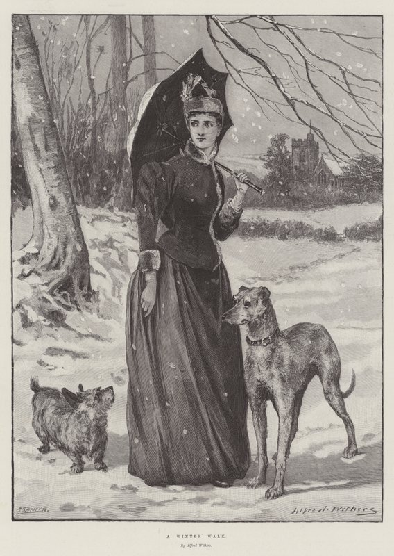 A Winter Walk by Alfred Withers