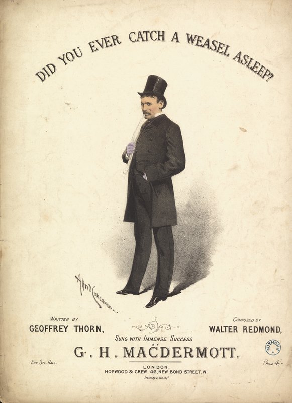 Did you ever catch a weasel asleep by Alfred Concanen