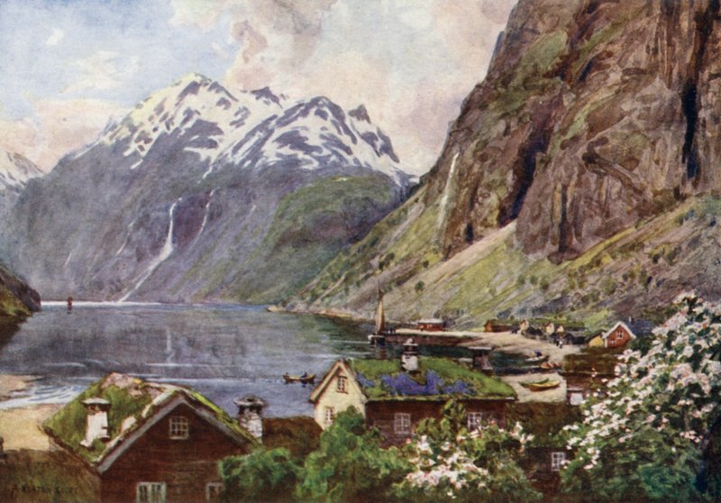 Geiranger Fjord by Alfred Heaton Cooper