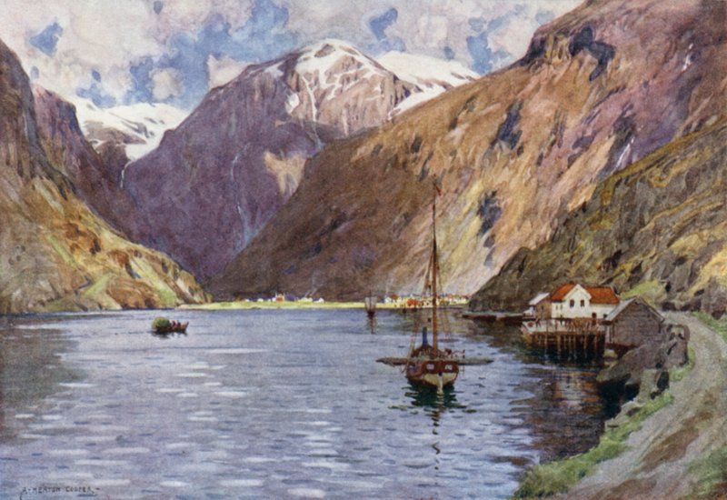 Laerdalsoren by Alfred Heaton Cooper