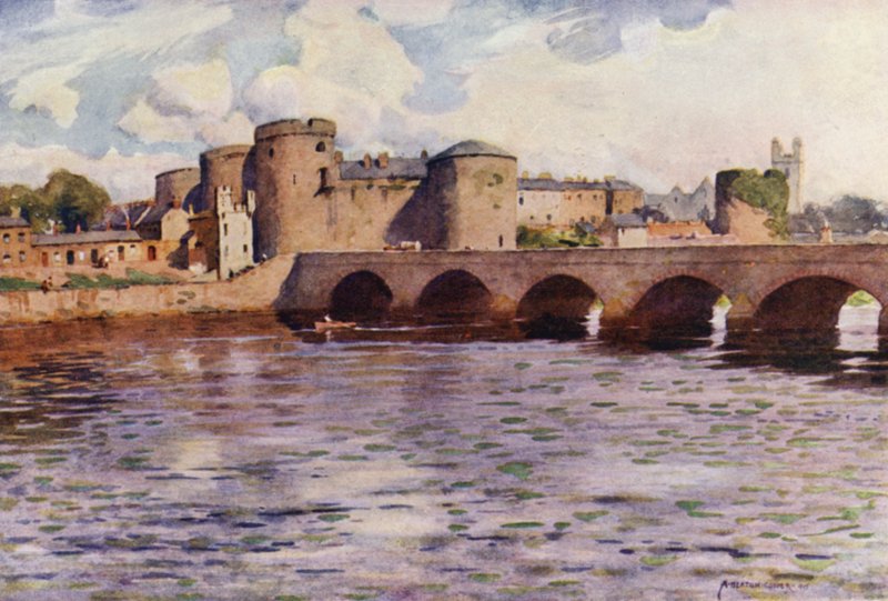 Limerick Castle by Alfred Heaton Cooper
