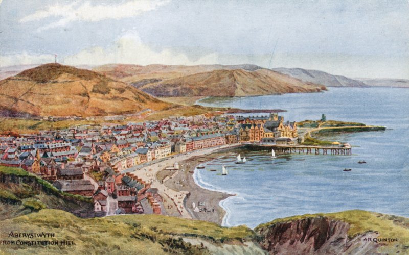 Aberystwyth from Constitution Hill by Alfred Robert Quinton
