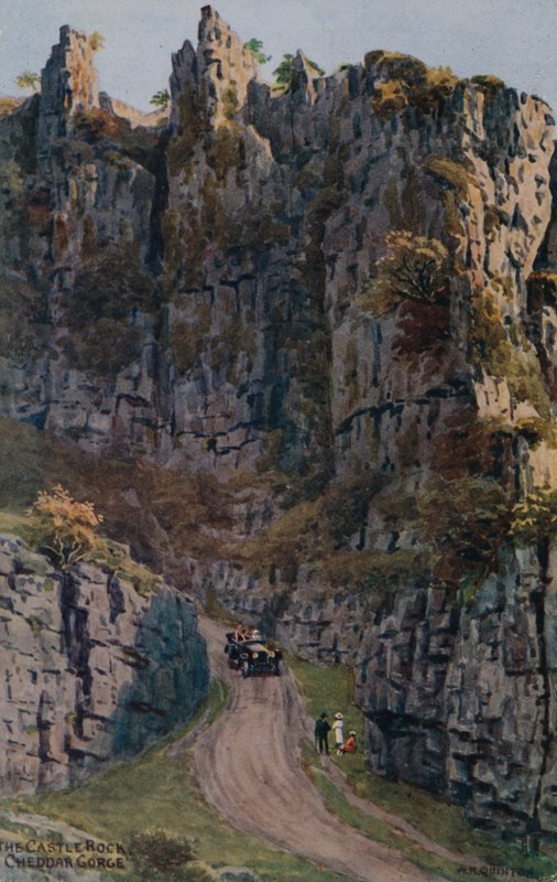Castle Rock, Cheddar Gorge by Alfred Robert Quinton