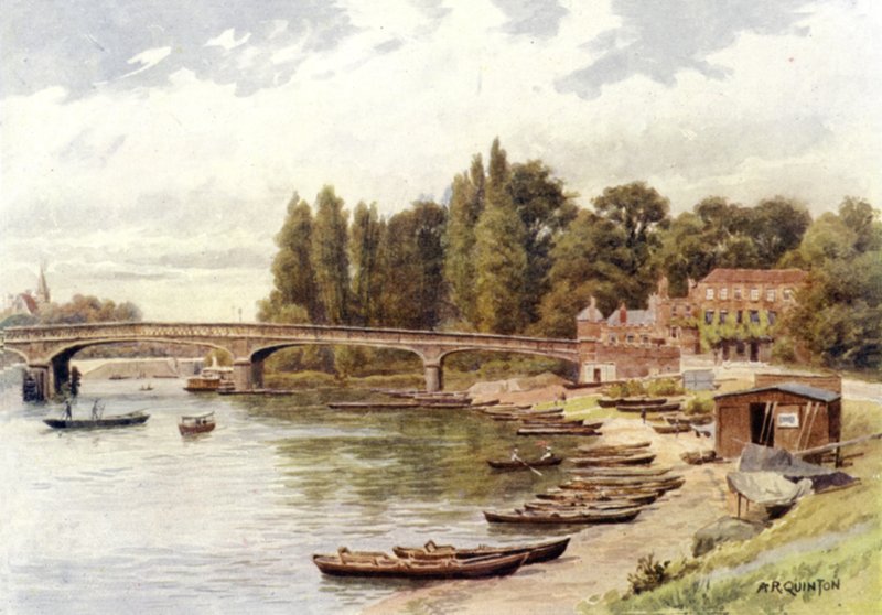 Hampton Bridge by Alfred Robert Quinton