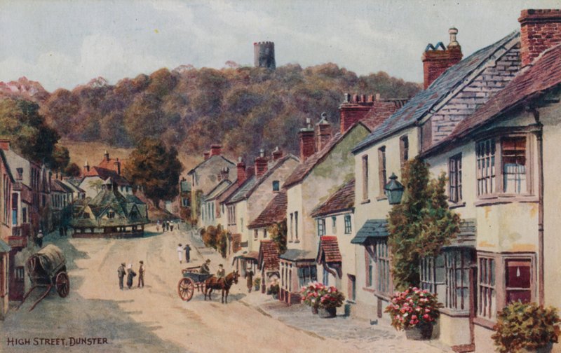 High Street, Dunster by Alfred Robert Quinton