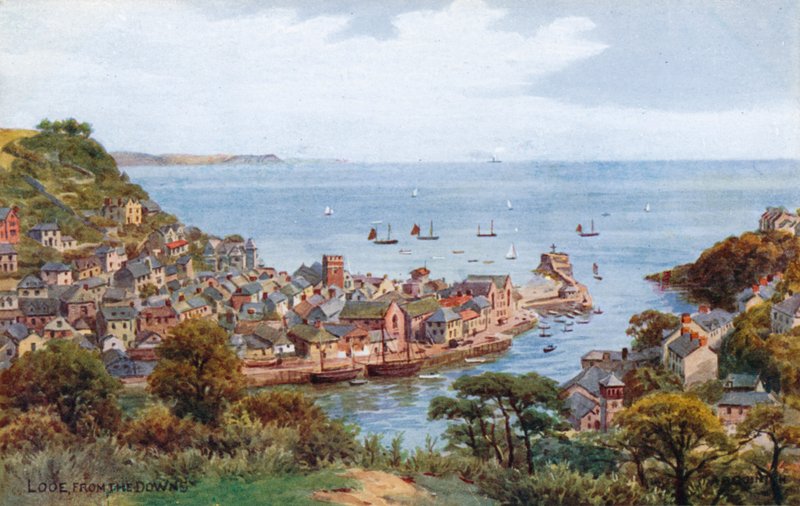Looe, From The Downs by Alfred Robert Quinton
