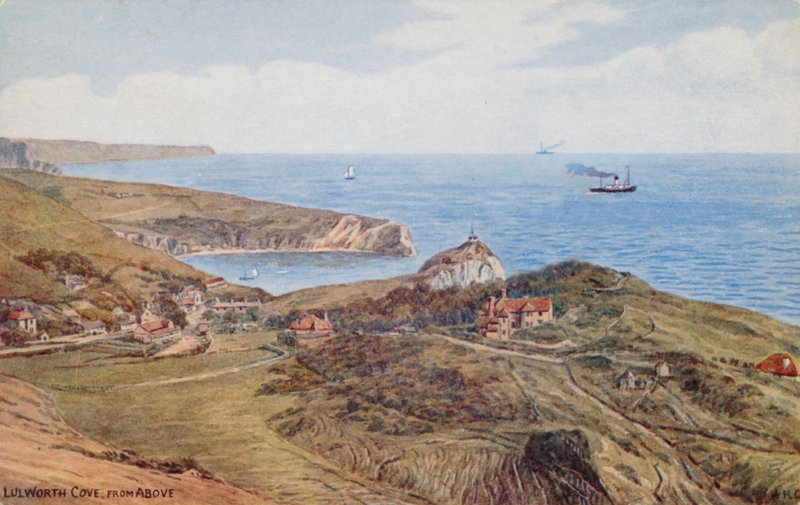 Lulworth Cove from Above by Alfred Robert Quinton
