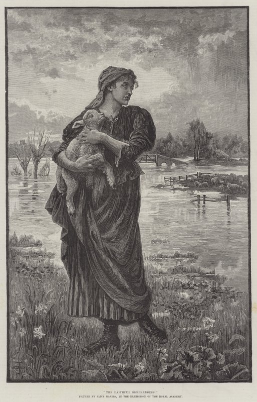 The Faithful Shepherdess by Alice Havers