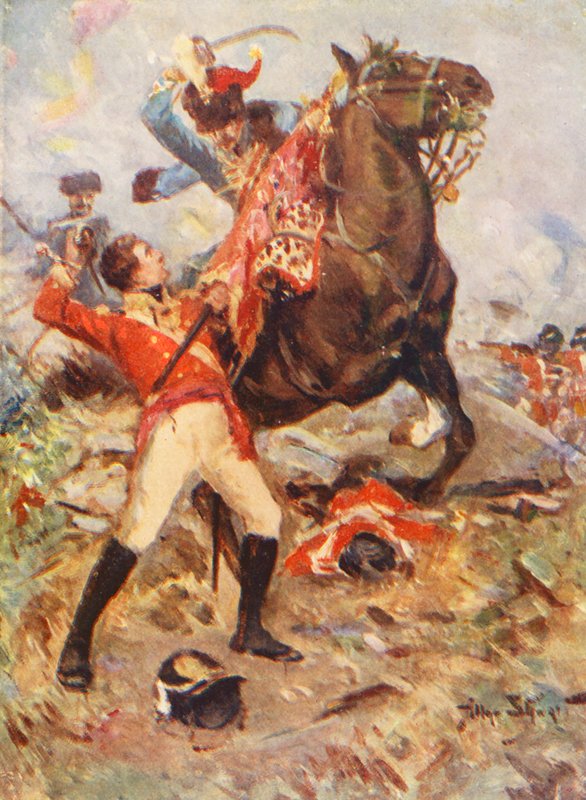 Saving the Colours at Albuera by Allan Stewart