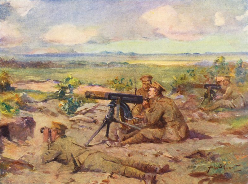 WW1: Machine Guns in Action by Allan Stewart