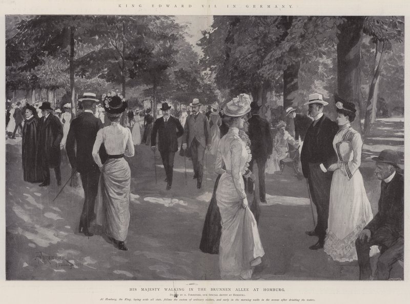 King Edward VII in Germany by Amedee Forestier