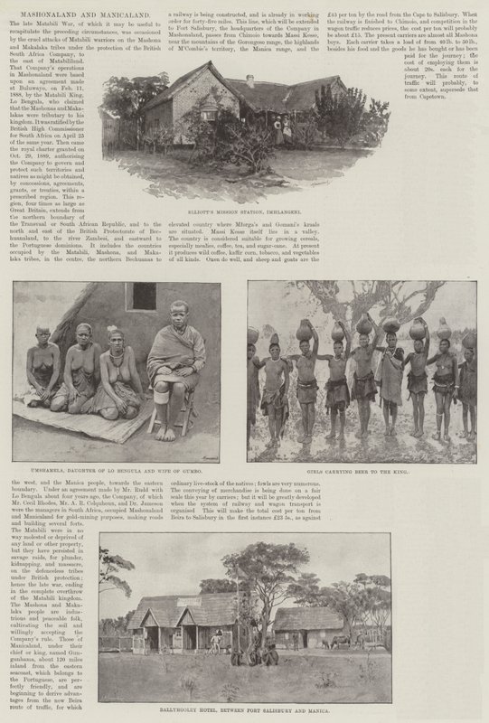 Mashonaland and Manicaland by Amedee Forestier