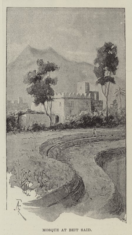 Mosque at Beit Said by Amedee Forestier