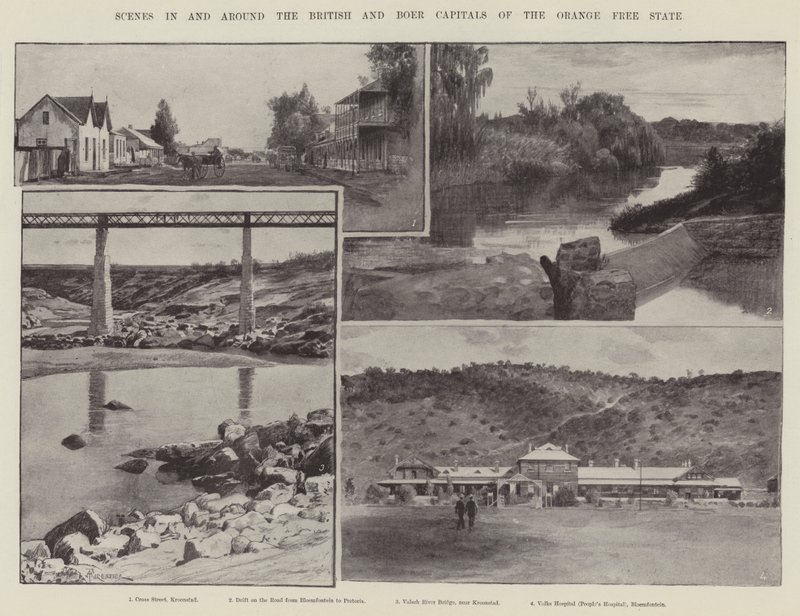 Scenes in and Around the British and Boer Capitals of the Orange Free State by Amedee Forestier