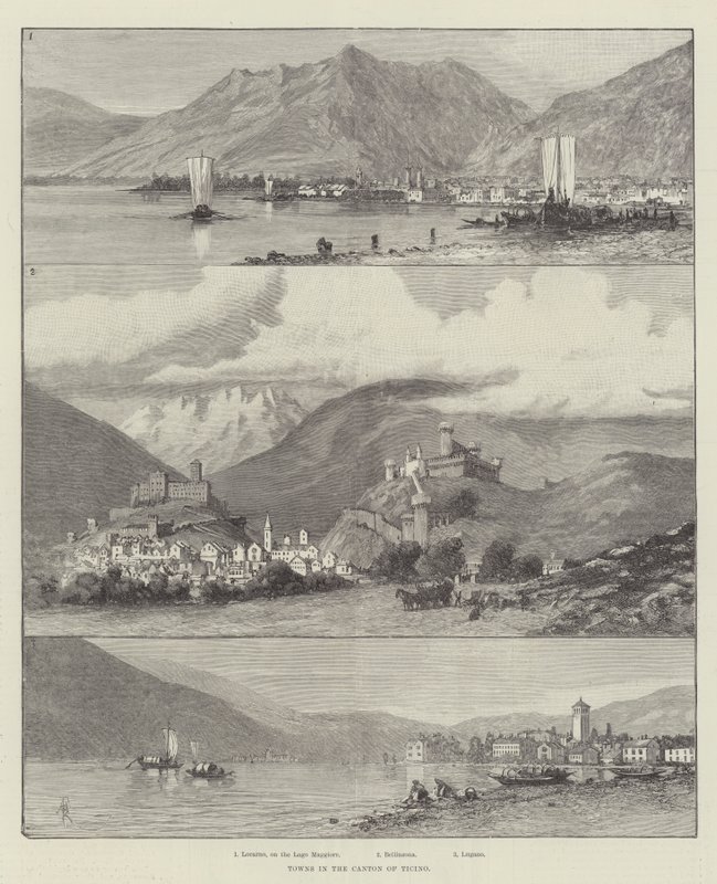 Towns in the Canton of Ticino by Amedee Forestier