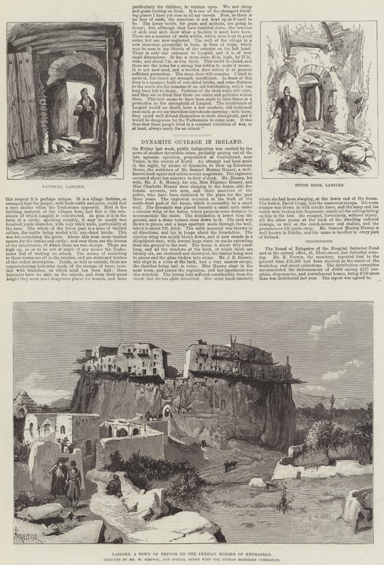 Lasjerd in Iran by Amedee Forestier