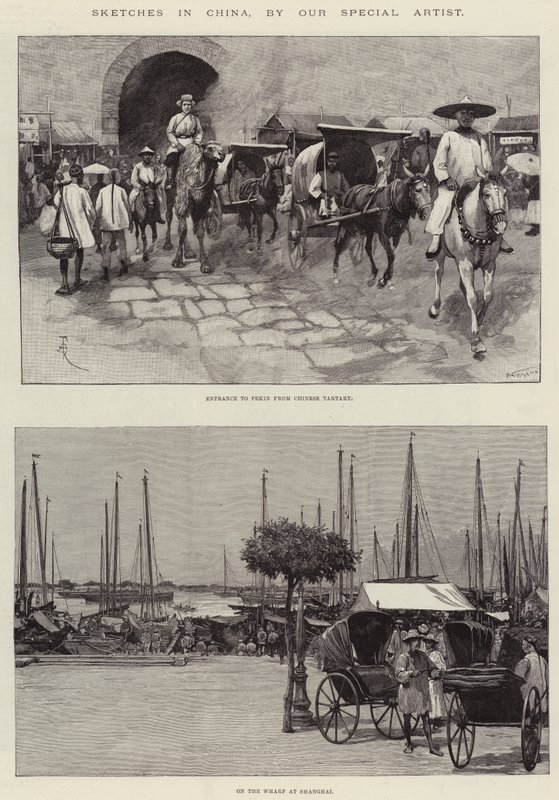 Sketches in China by Amedee Forestier