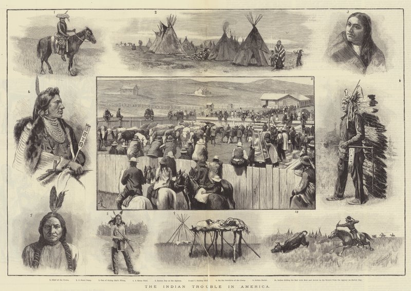 The Indian Trouble in America by Amedee Forestier