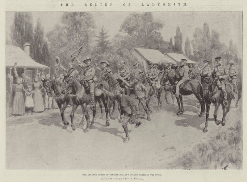 The Relief of Ladysmith by Amedee Forestier