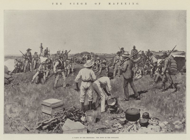 The Siege of Mafeking by Amedee Forestier