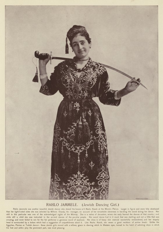 Rahlo Jammele, Jewish Dancing Girl by American Photographer
