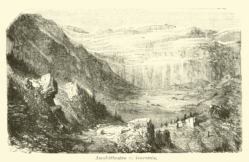 Amphitheatre of Gavarnie by American School