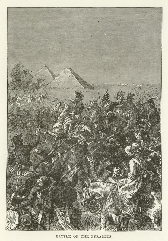 Battle of the Pyramids by American School